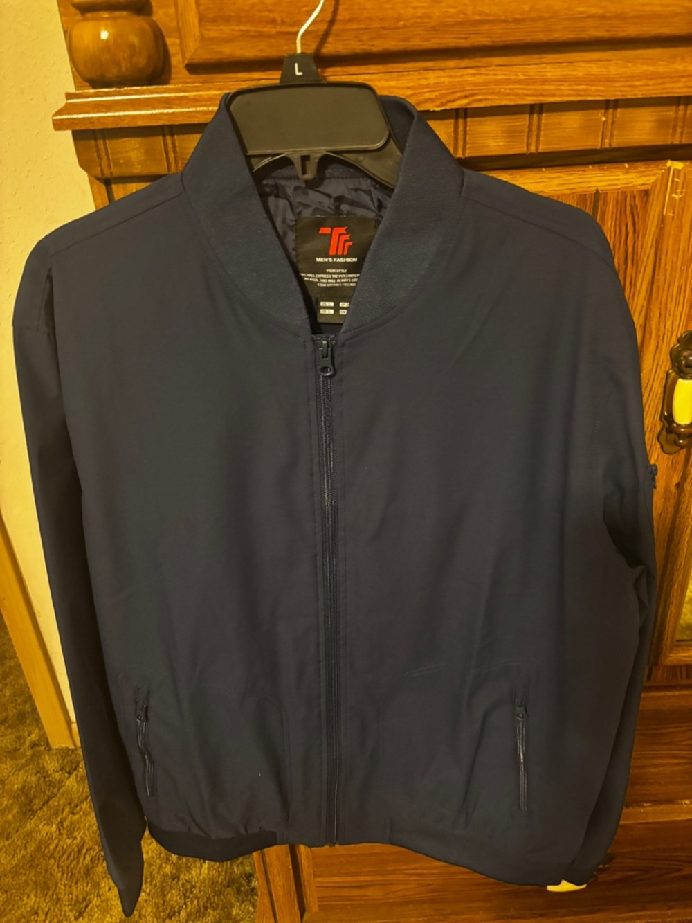 Men's Navy Bomber Jacket by